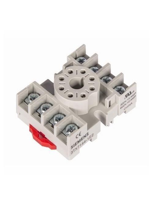 Siemens Industry 3TX7144-1E2 240 VAC 8-Pin Din Rail Mount Screw Terminal Plug-In Relay Socket Siemens Industry 3TX7144-1E2 240 VAC 8-Pin Din Rail Mount Screw Terminal Plug-In Relay Socket