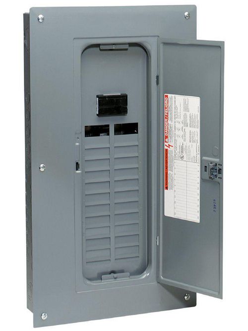 Product image for Square D HOM24M125C 120/240 VAC 125 Amp 1-Phase 2-Space 4-Circuit NEMA 1 Load Center