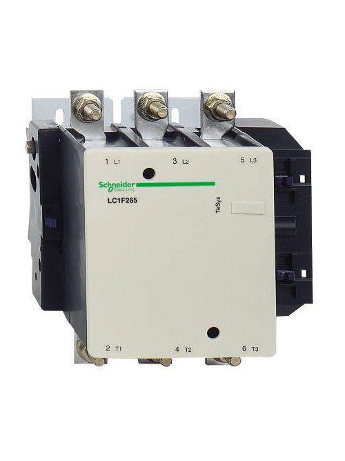Product image for Square D LC1F265 600 VAC 265 Amp 3-Pole 1NO Panel Mount Full Voltage Non-Reversing IEC Contactor