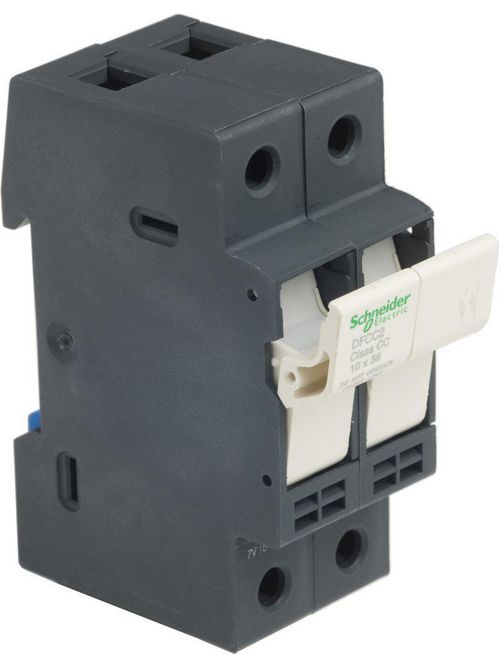 Product image for Square D DFCC2 35 x 88.5 mm 690 VAC 30 Amp 2-Pole Rail Mount Fuse Holder