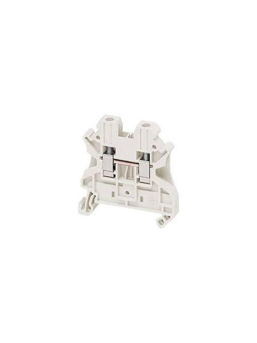 Product image for Square D NSYTRV42WH 4 mm 2-Point White 26 to 10 AWG Solid/Stranded Copper Screw Terminal Block