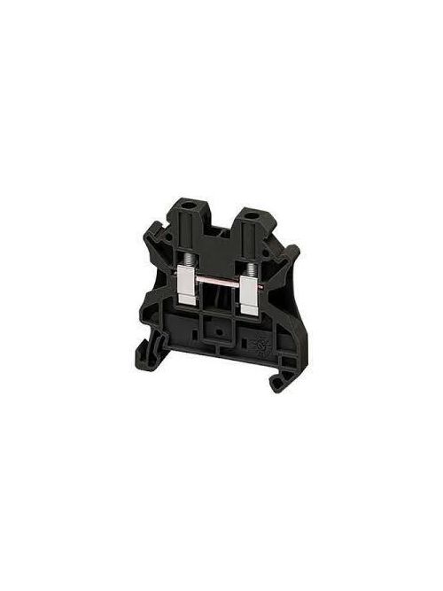 Product image for Square D NSYTRV42BK 4 mm 2-Point Black 26 to 10 AWG Solid/Stranded Copper Screw Terminal Block
