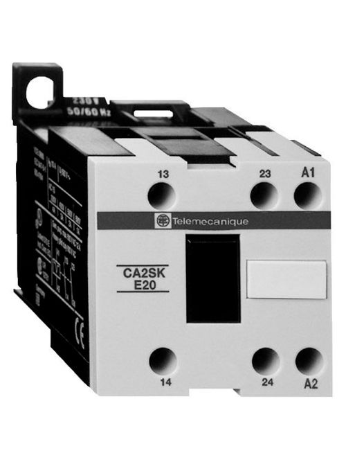 Product image for Square D CA2SKE20G7 120 VAC 10 Amp 4.2 VA 4-Pole IEC Control Relay