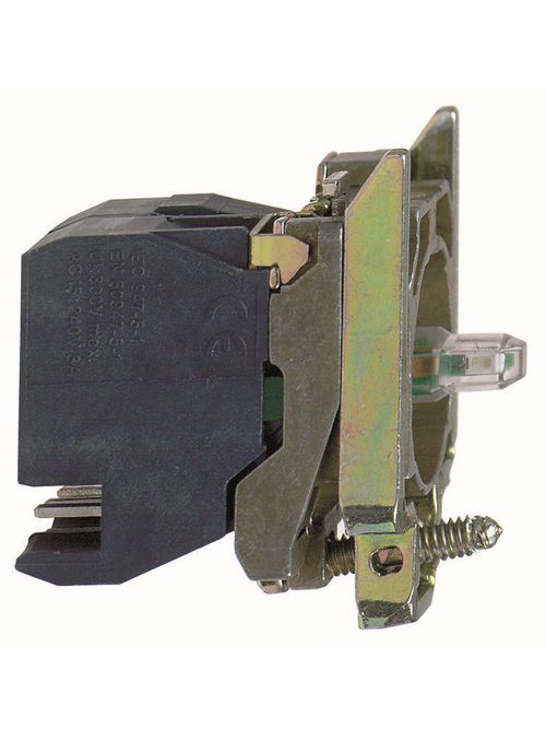 Product image for Square D XB6AE3B5B 16 mm 240 VAC 1.5 Amp 1NO 1NC Green Round Extended Return Illuminated Push Button