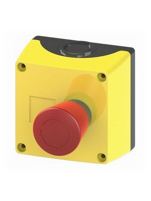 Product image for Siemens 3SB3801-0DG3 22 mm 400 VAC 230 VDC 1NC Red Mushroom Head Emergency Stop Push Button