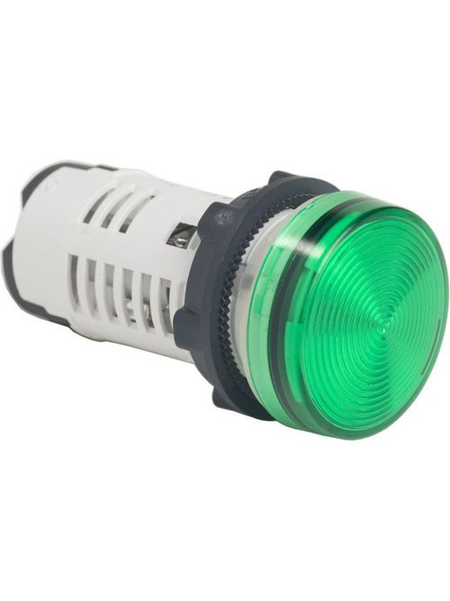 Product image for Square D XB7EV03GP 120 VAC 14 mA Green Pilot Light with Integral LED
