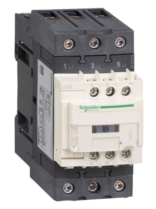 Product image for Square D LC1D50AM7 220 VAC 50 Amp 3-Pole 1NO 1NC Screw Terminal Full Voltage Non-Reversing IEC Contactor