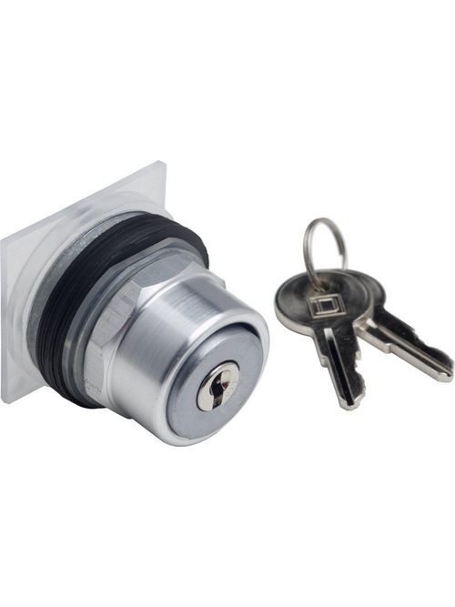 Product image for Square D 9001KR131 30 mm Metal Bezel Key Round Non-Illuminated Push Button Operator