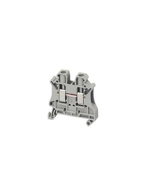 Product image for Square D NSYTRV62 6 mm 2-Point Gray 24 to 8 AWG Solid/Stranded Copper Screw Terminal Block