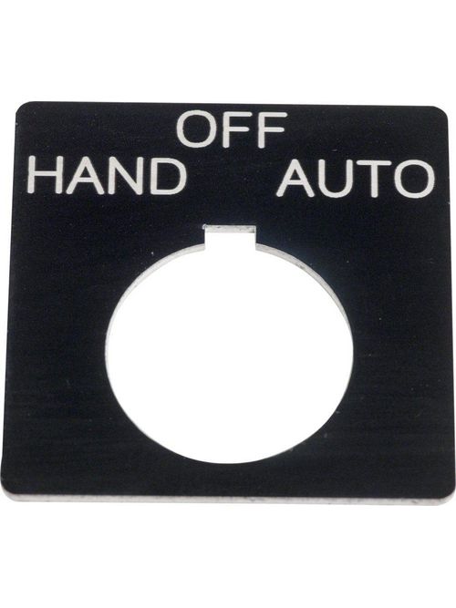 Product image for Square D 9001KN160BP Type K 30 mm Push Button Legend Plate