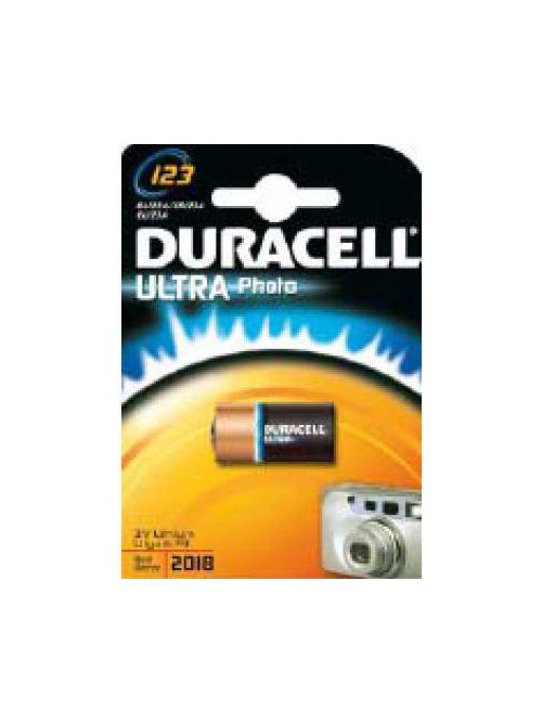 Product image for Duracell DL123A-BPK 3 Volt Photo/Electronic/Home Medical Lithium Coin Cell Battery