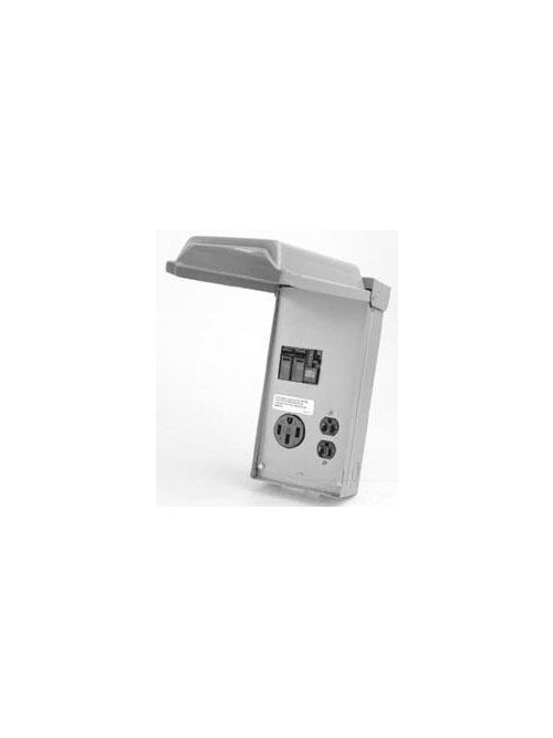 Midwest Electric Products U055G 120/240 Volt 70 Amp Galvanized Steel Unmetered Power Outlet Midwest Electric Products U055G 120/240 Volt 70 Amp Galvanized Steel Unmetered Power Outlet