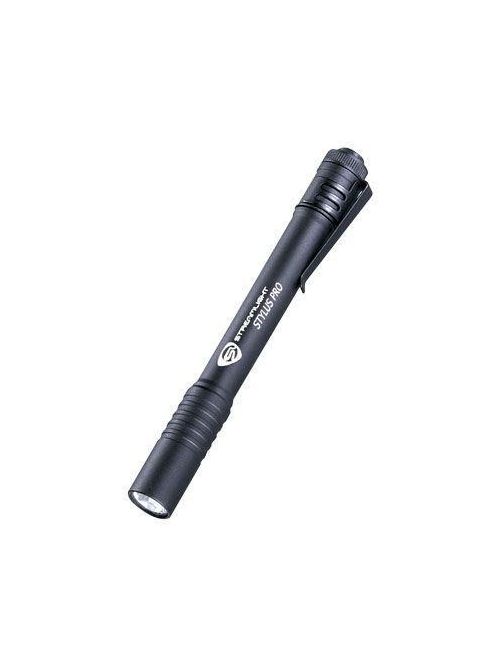Product image for Streamlight 66118 24 Lumen 5.3 Inch Black/White Aluminum LED Penlight