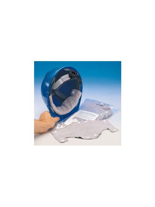 Product image for MSA Safety 10068911 Gray Standard Terry Cloth Sweatband