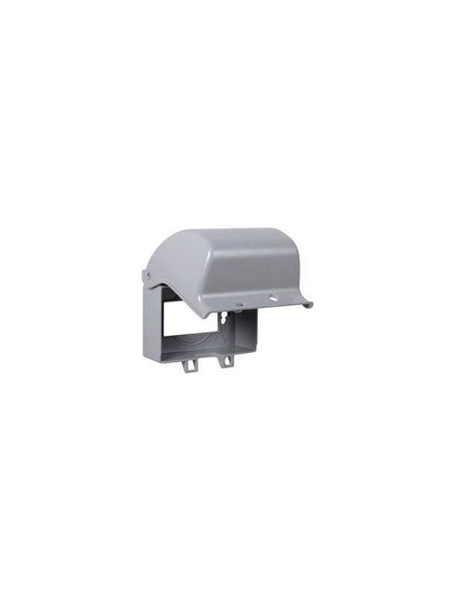 TayMac Corp MX3300 1-Gang Gray Die-Cast Metal Horizontal Mount Weatherproof While-In-Use Device Cover TayMac Corp MX3300 1-Gang Gray Die-Cast Metal Horizontal Mount Weatherproof While-In-Use Device Cover