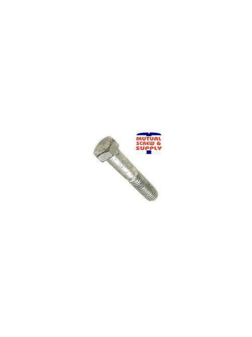 Product image for Mutual Screw & Supply 3724BMG 3/8-16 x 1-1/2 Inch Hot Dip Galvanized Steel Standard Hex Head Machine Bolt