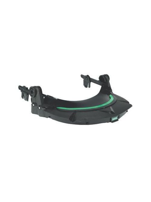 Product image for MSA 10115730 Black Polyethylene 3 Point Suspension Slotted Cap General Purpose Visor Frame