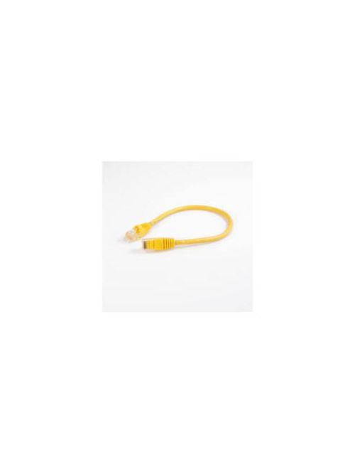 Product image for Quiktron 570-115-025 25 Foot Value Series Cat5e Yellow Booted Patch Cord