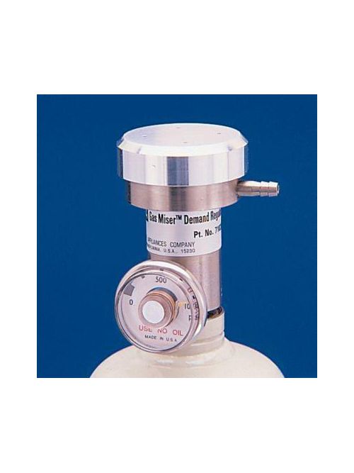 Product image for MSA 710288 Nickel Plated Brass 0.1 to 3 LPM Gas Miser Regulator