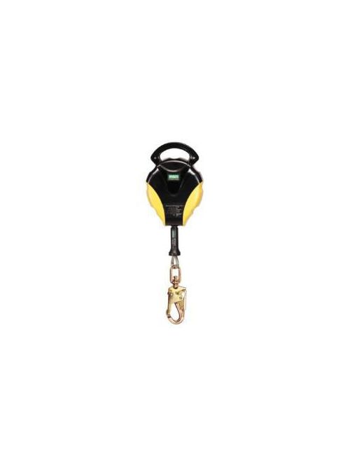 Product image for MSA Safety 10119507 30 Foot Galvanized Cable 36CS Steel Swivel Snap Hook Workman Self Retracting Lanyard