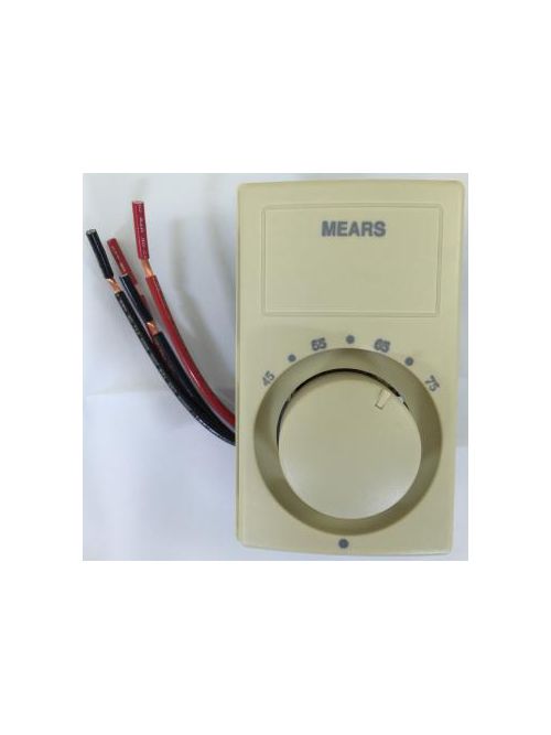 Product image for Marley M600S 120/240/277 Volt 18/22 Amp DPST Snap Action Ivory Digital Electronic Line Voltage Thermostat