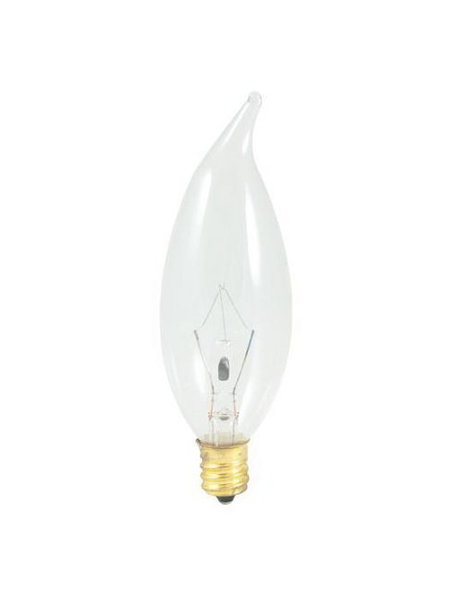 Product image for Bulbrite Industries, Inc. 40CFC/32/3 40 W 130 Volt CA10 280 Lumen Clear Decorative Incandescent Bulb