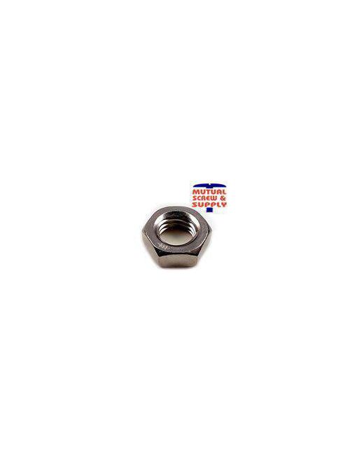 Product image for Mutual Screw & Supply 11NH #10-32 Inch Zinc Plated Steel Machine Screw Hex Nut
