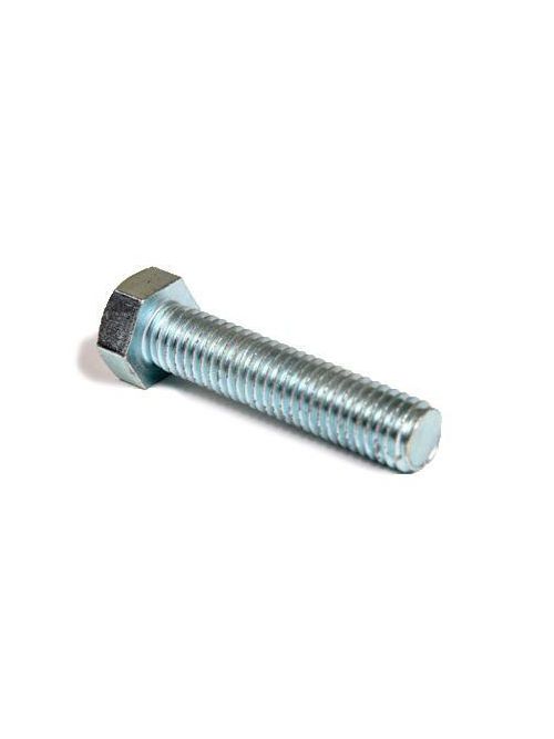 Product image for Mutual Screw & Supply 3716BHT 3/8-16 x 1 Inch Zinc Plated Steel Grade 2 Fully Threaded Hex Head Tap Bolt