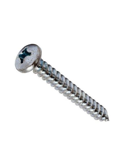 Product image for Mutual Screw & Supply 0812KPP #8-18 x 3/4 Inch Zinc Plated Steel Phillips Pan Head Self-Drilling Screw