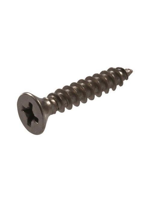 Product image for Mutual Screw & Supply 1016APF #10-12 x 1 Inch Zinc Plated Steel Phillips Flat Head Sheet Metal Screw