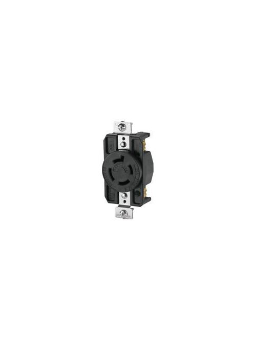 Eaton Wiring Devices CWL1520R 20 Amp 250 VAC 3-Pole 4-Wire NEMA L15-20 Black Locking Single Receptacle Eaton Wiring Devices CWL1520R 20 Amp 250 VAC 3-Pole 4-Wire NEMA L15-20 Black Locking Single Receptacle