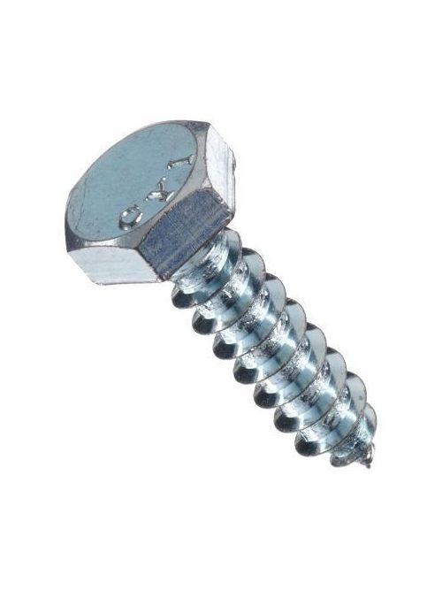 Product image for Mutual Screw & Supply 3732L 3/8 x 2 Inch Zinc Electro Plated Steel Hex Head Lag Screw