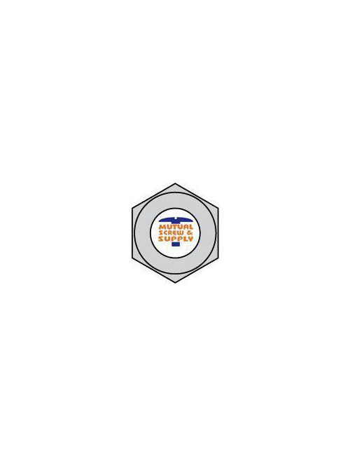 Product image for Mutual Screw & Supply 50NFG 1/2-13 x 0.75 x 0.448 Inch Hot Dip Galvanized Steel Hex Nut