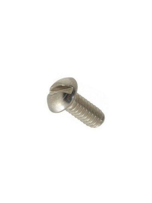 Product image for Mutual Screw & Supply 3748MSR 3/8-16 x 3 Inch Zinc Plated Steel Slotted Round Head Machine Screw