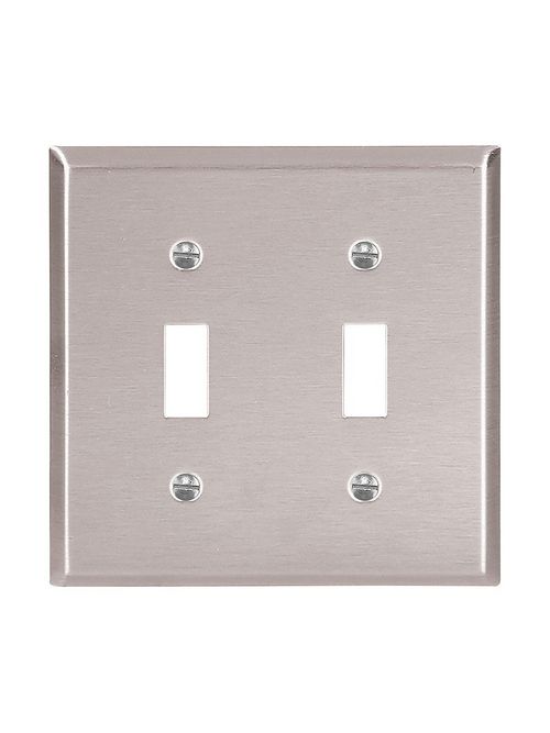 Product image for EWD 93072-BOX1 Wallplate 2G Toggle