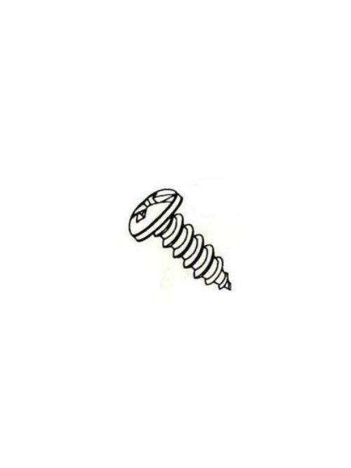 Product image for Mutual Screw & Supply 0824ACP #8-15 x 1-1/2 Inch Zinc Plated Steel Combination Pan Head Self-Tapping Sheet Metal Screw