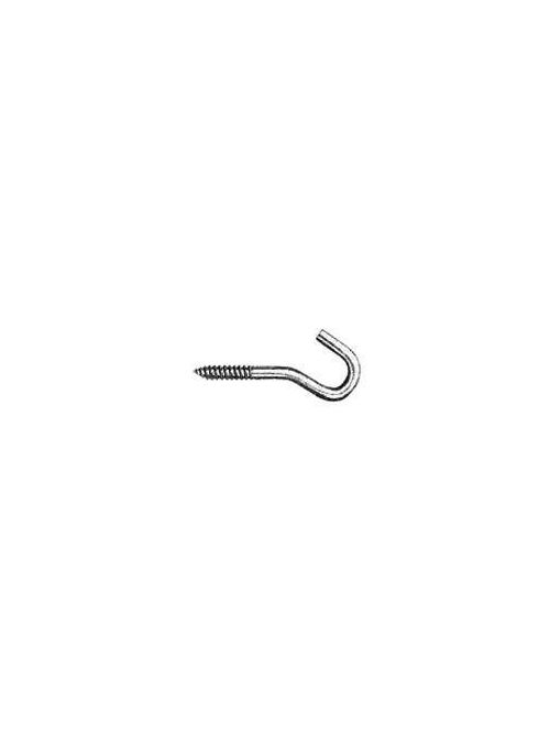 Product image for Mutual Screw 4055 4-15/16" Zinc Plated Steel Lag Threaded Service Screw Hook