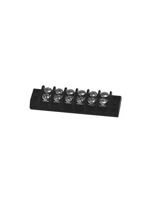 Product image for Marathon Special Products 670AGP03PSB 22 to 12 AWG Closed Back Phenolic Double Row Terminal Block