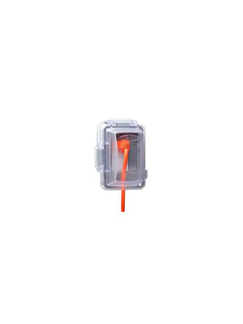Raco MM420C 2.75 Inch Clear Polycarbonate Horizontal/Vertical Mount 1-Gang Weatherproof Box While-In-Use Device Box Cover Raco MM420C 2.75 Inch Clear Polycarbonate Horizontal/Vertical Mount 1-Gang Weatherproof Box While-In-Use Device Box Cover