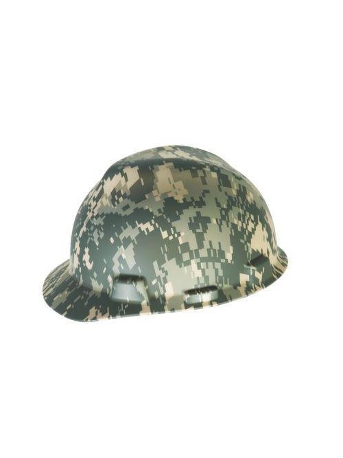 Product image for MSA Safety 10104254 Camouflage Standard Non-Slotted Protective Hat