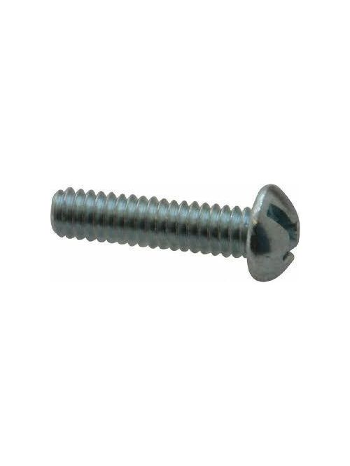 Product image for Mutual Screw & Supply 0864MCR #8-32 x 4 Inch Zinc Plated Steel Combination Round Head Machine Screw