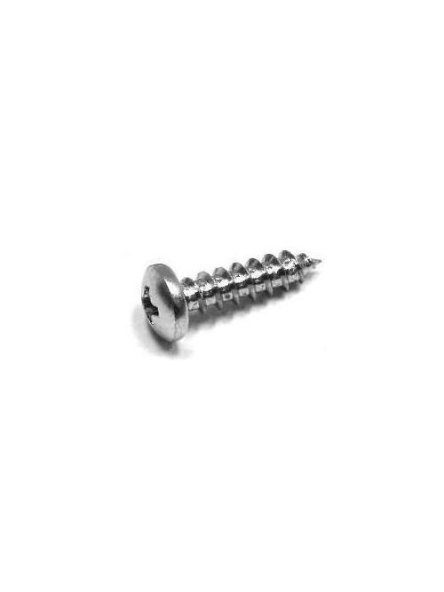 Product image for Mutual Screw & Supply 1008ACP #10-12 x 1/2 Inch Zinc Plated Steel Combination Pan Head Self-Tapping Sheet Metal Screw