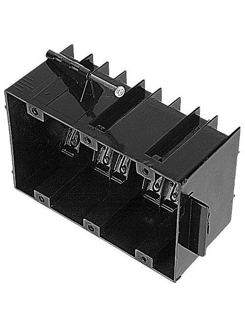 Carlon 345-N 3-Gang 5-13/16 Inch Width 45 In Non-Metallic Nail-On Switchbox Carlon 345-N 3-Gang 5-13/16 Inch Width 45 In Non-Metallic Nail-On Switchbox