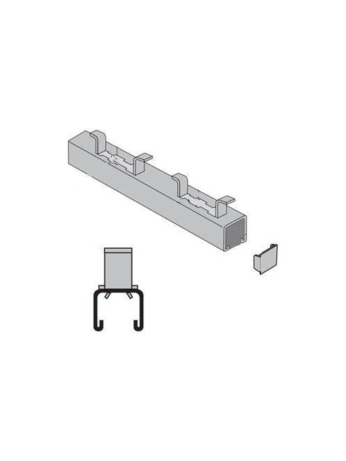 Product image for Haydon H-132-INX20FT-STNLS-304 1-5/8" x 1-5/8" Strut, 304 Stainless Steel (RED ENDS)