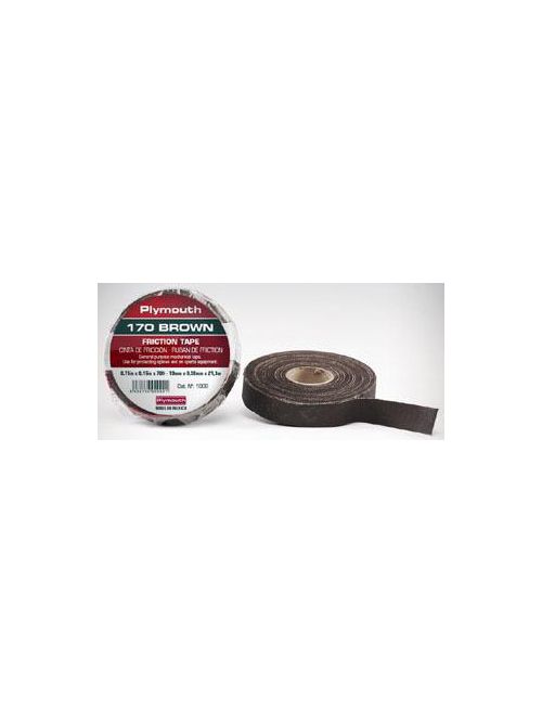 Product image for Plymouth Rubber Company 01008 3/4 Inch x 70 Feet Brown Friction Tape