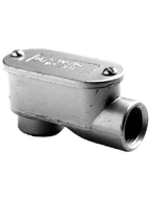 Bridgeport 1026 3/4" Type-LB Service Entrance Conduit Body, Aluminum Bridgeport 1026 3/4" Type-LB Service Entrance Conduit Body, Aluminum