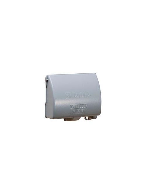 TayMac Corp MX4380S Gray Die-Cast Metal Horizontal Mount Low Profile While-In-Use Device Cover TayMac Corp MX4380S Gray Die-Cast Metal Horizontal Mount Low Profile While-In-Use Device Cover