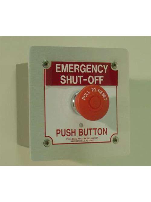 Product image for Pilla Electrical Products, Inc. ST120ESON1 120 VAC NEMA 1 Maintained Emergency Shut Off Push Button Station