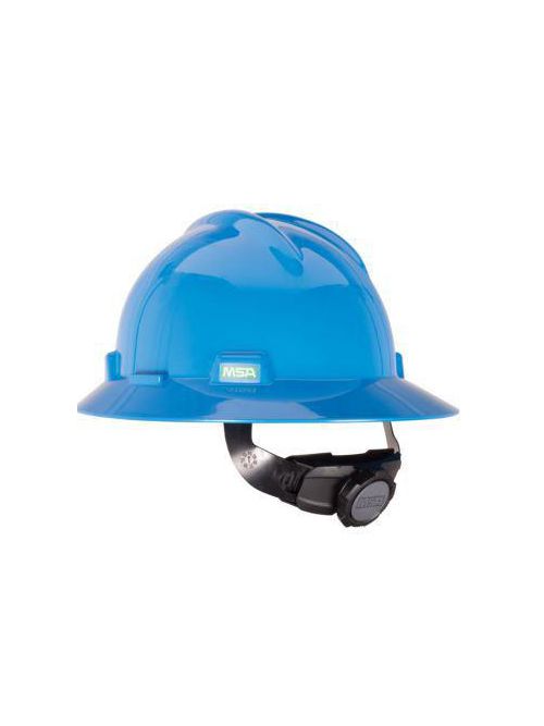 Product image for MSA Safety 454731 Gray Polyethylene Shell Standard Non-Slotted Protective Hat with Staz-On Suspension