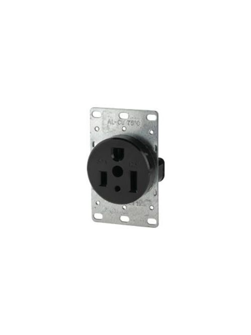 Arrow Hart Wiring 1253-BOX 50 Amp 125 VAC 2-Pole 3-Wire NEMA 5-50R Black Power Receptacle Arrow Hart Wiring 1253-BOX 50 Amp 125 VAC 2-Pole 3-Wire NEMA 5-50R Black Power Receptacle